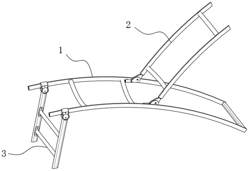 Supporting device and multifunctional chair with same
