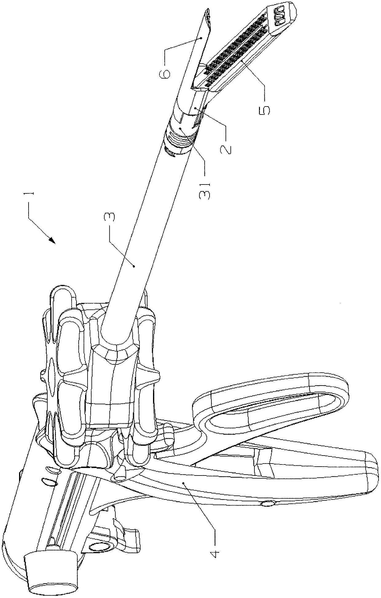 Nail bin assembly of endoscope cutting stapler