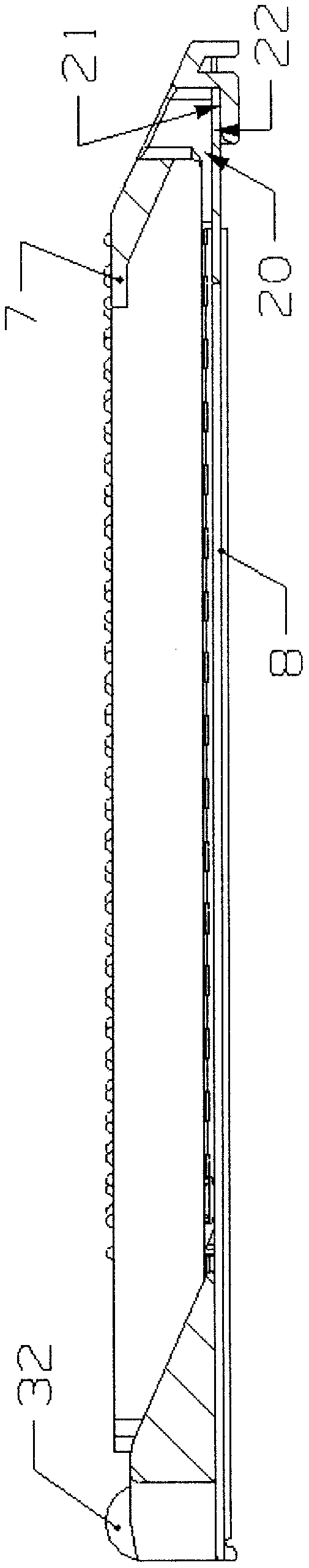 Nail bin assembly of endoscope cutting stapler