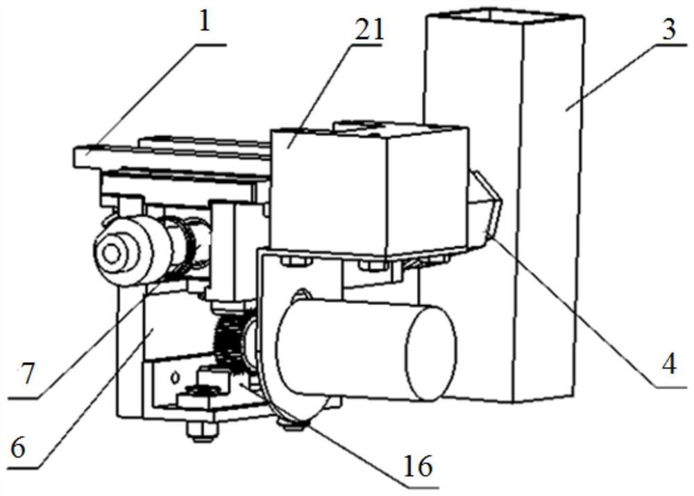 A pipe joint automatic plugging and unplugging device