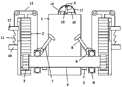 Heat dissipation device for electrical equipment