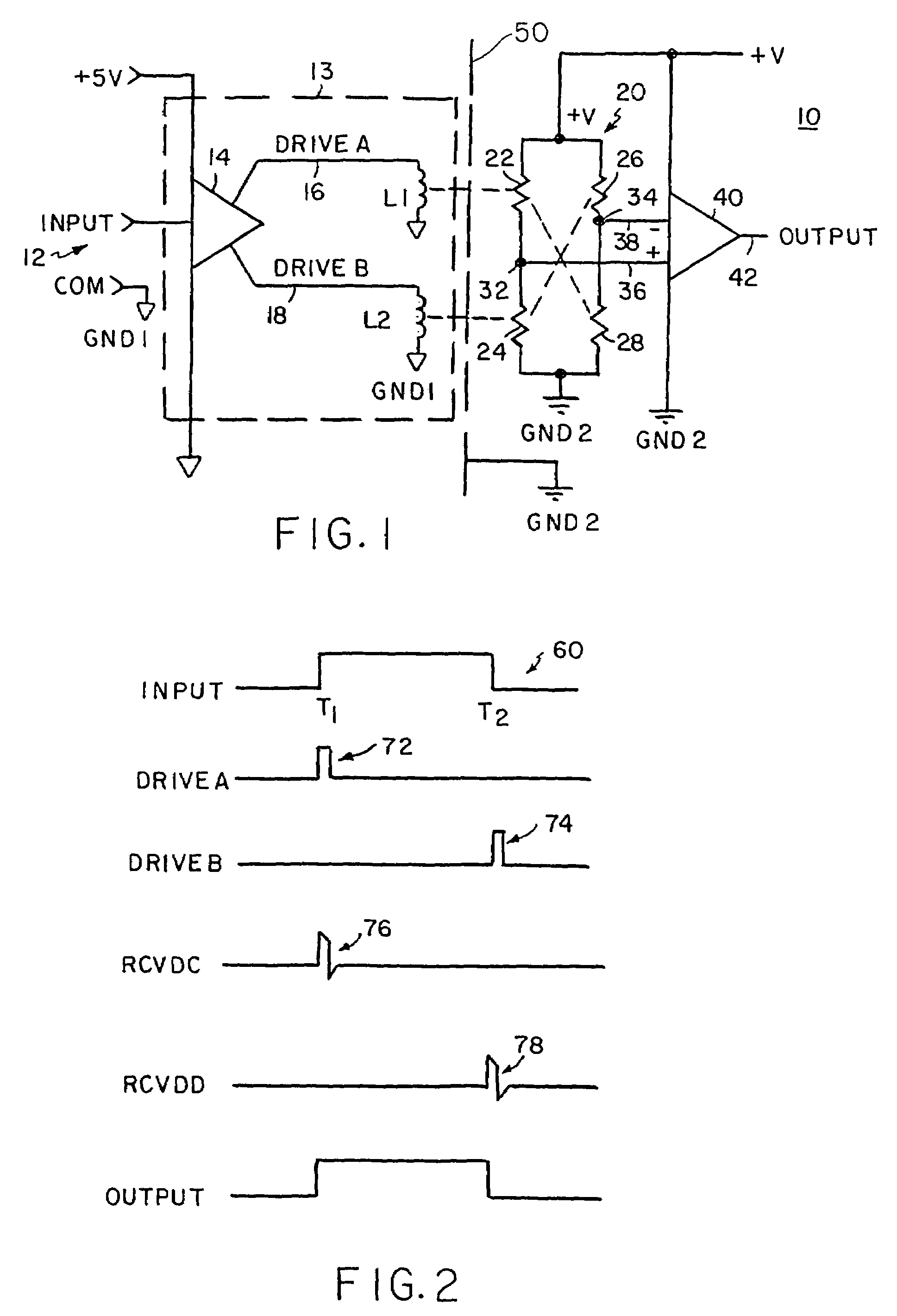 Chip-scale coils and isolators based thereon