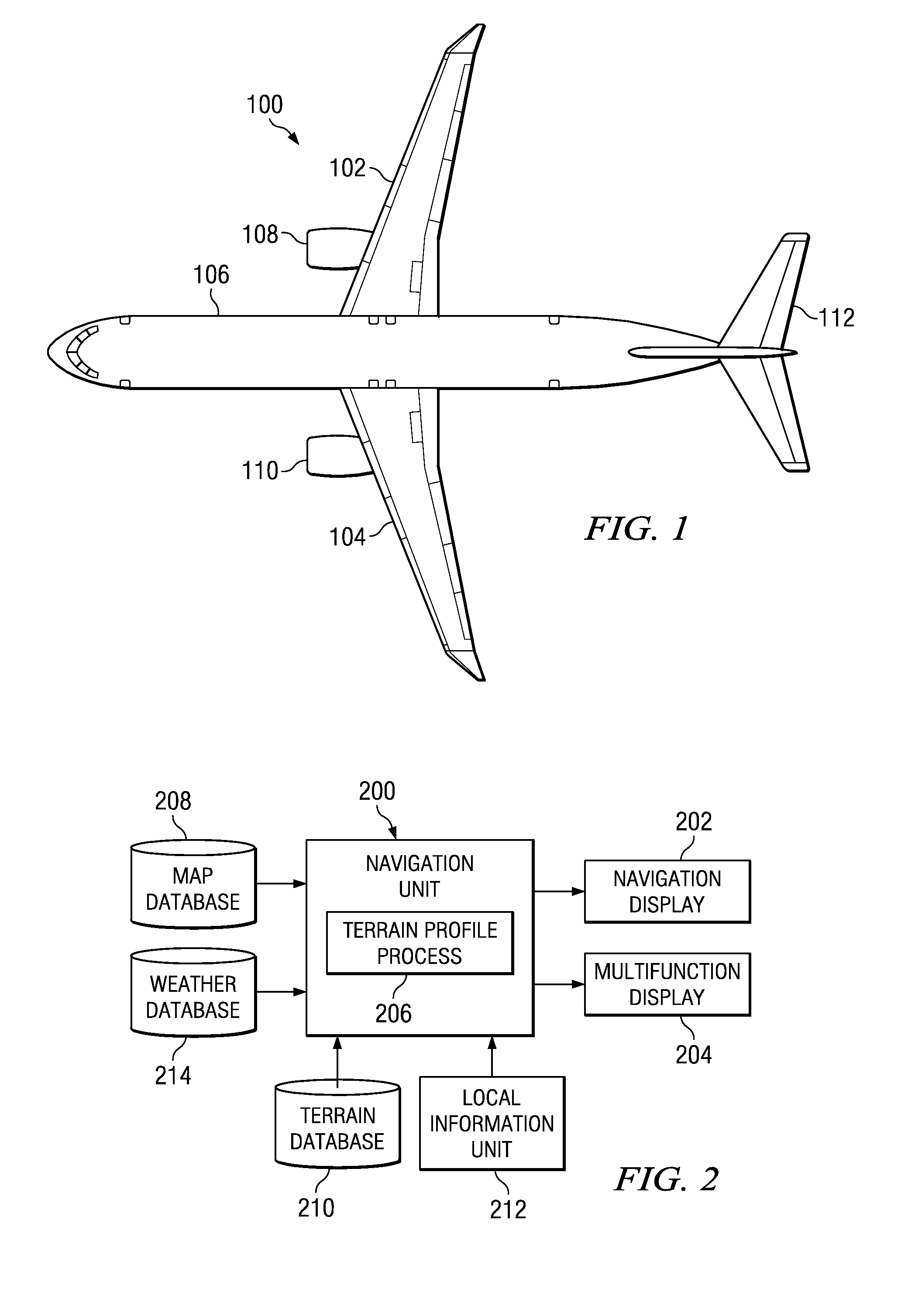 Method and apparatus for displaying terrain elevation information