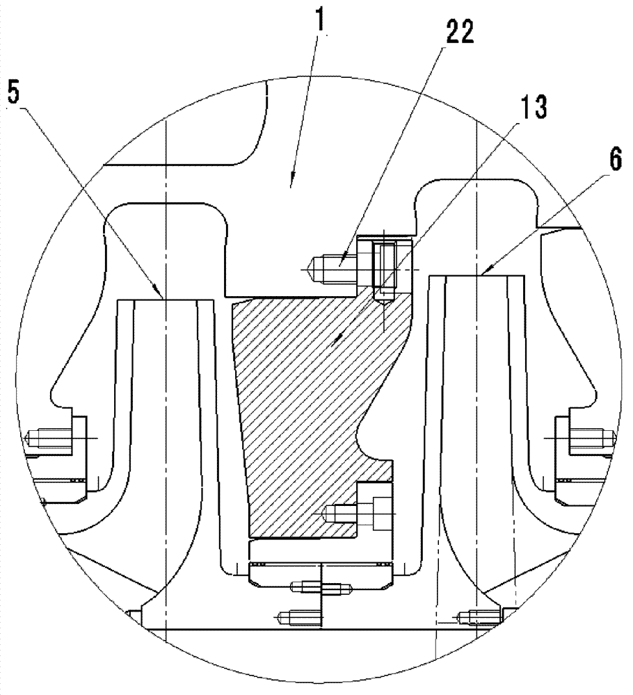 Multi-stage radial spilt petrochemical engineering process pump