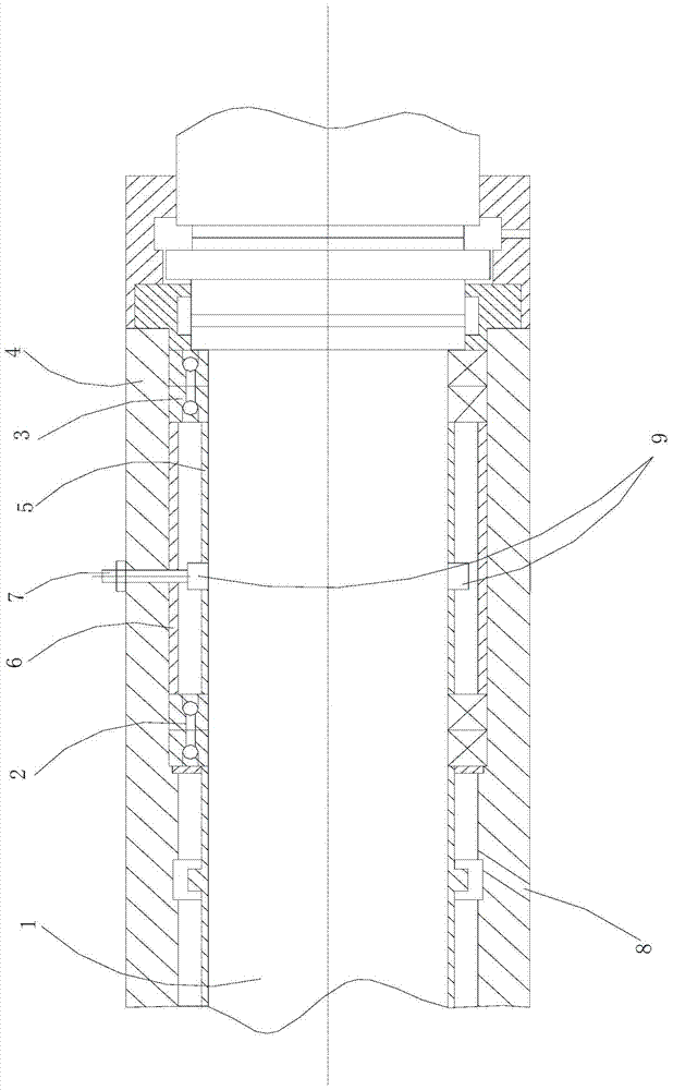 A high-speed rotating bearing lubricating device and its applied lubricating system