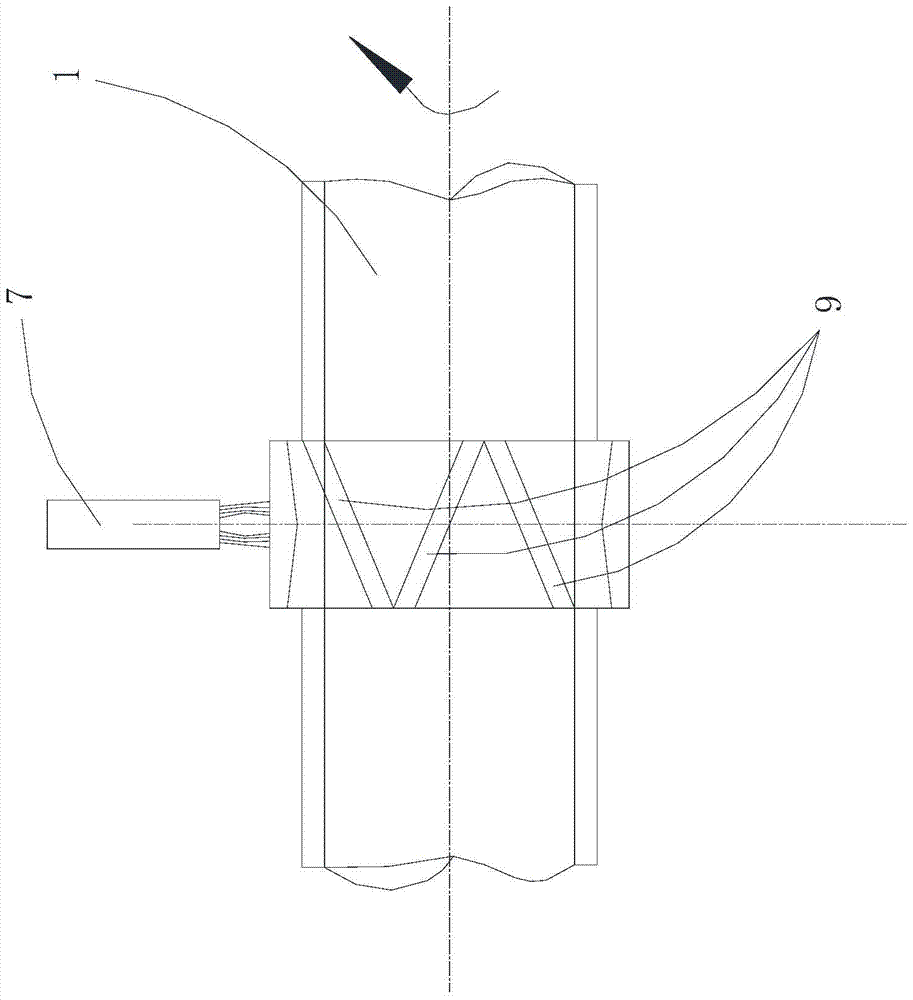 A high-speed rotating bearing lubricating device and its applied lubricating system