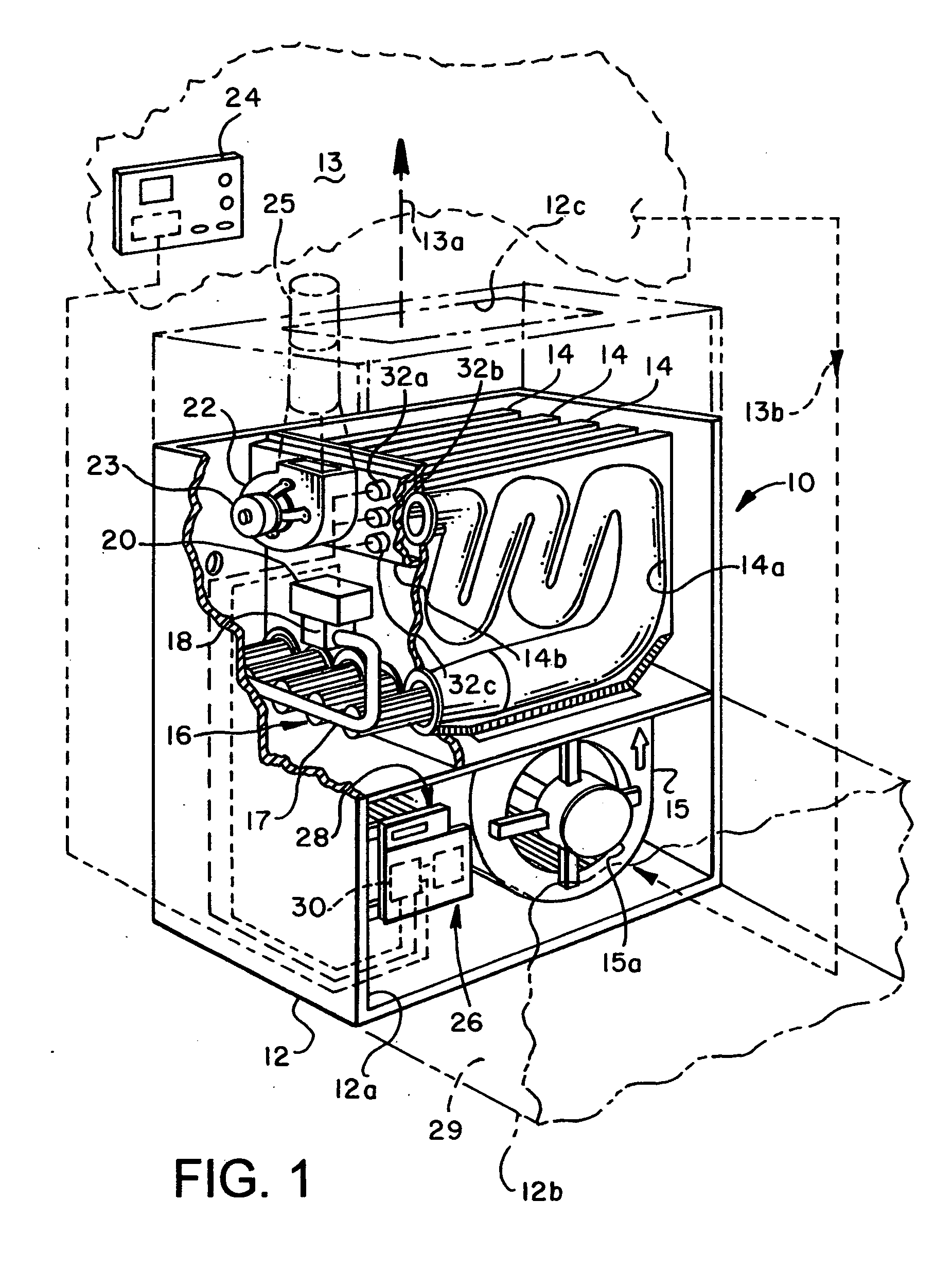 Inducer speed control method for combustion furnace