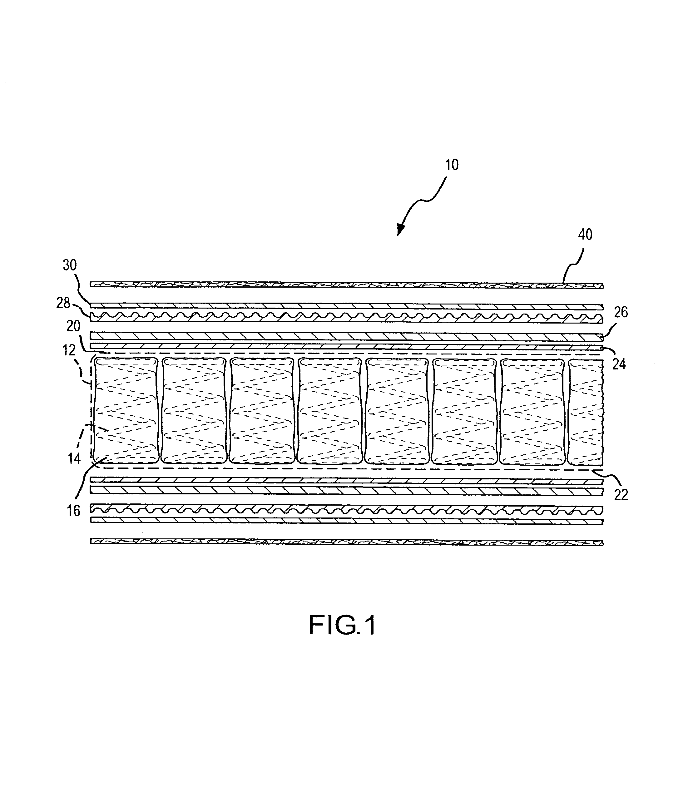 High comfort mattresses having fiberballs