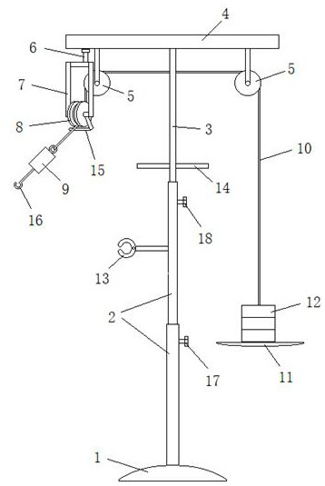 Shoulder arthroscopy operation traction frame