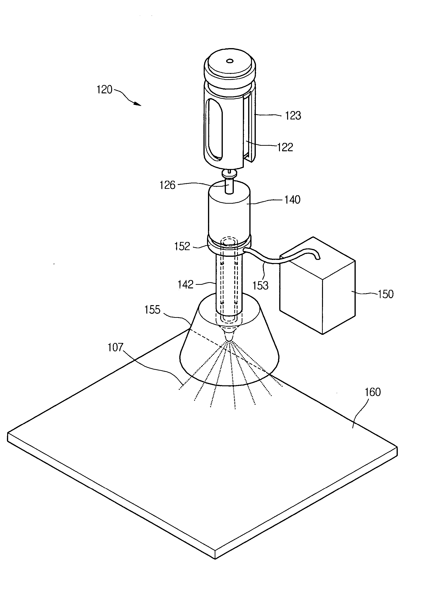 Liquid crystal spraying apparatus and method for manufacturing of liquid crystal display device using the same
