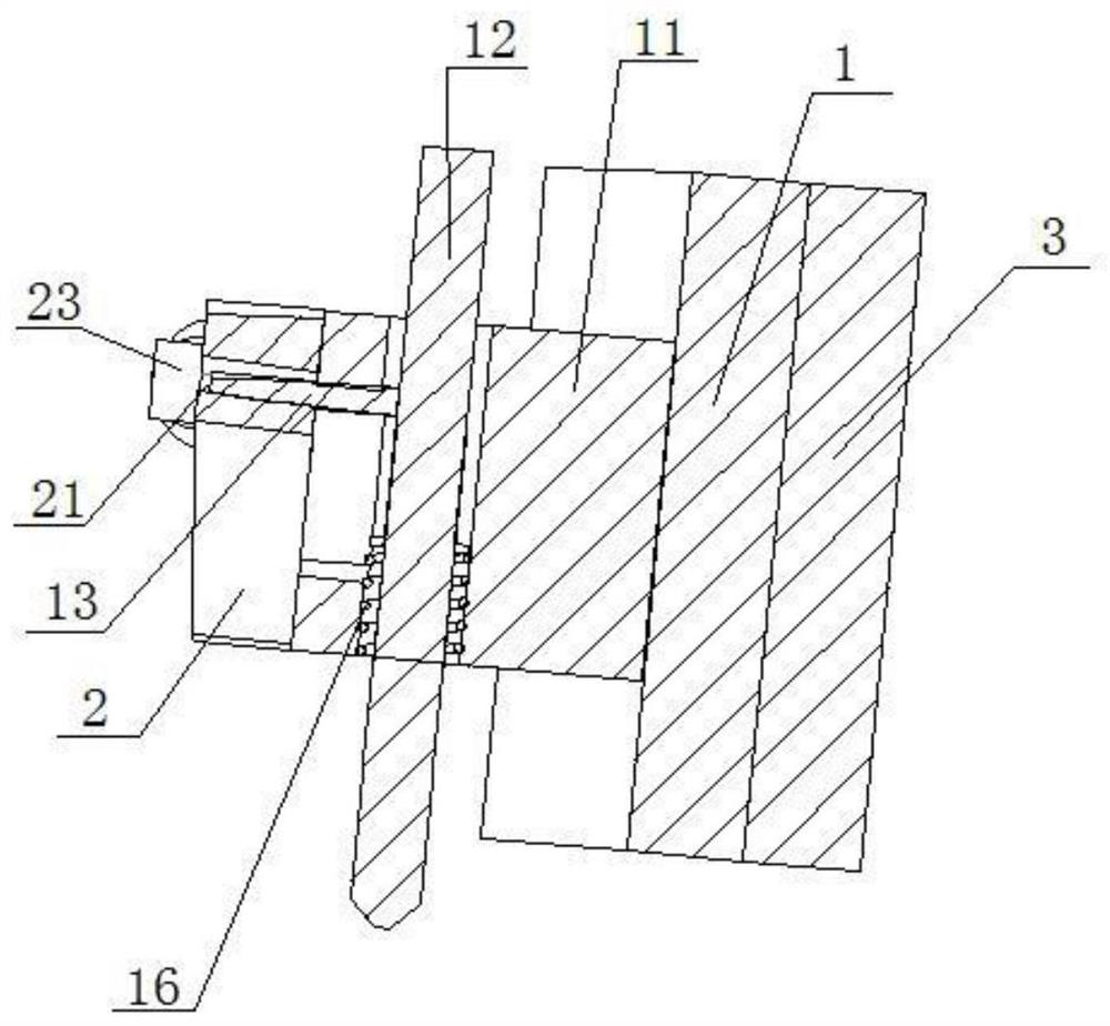 A mechanical parts pushing device