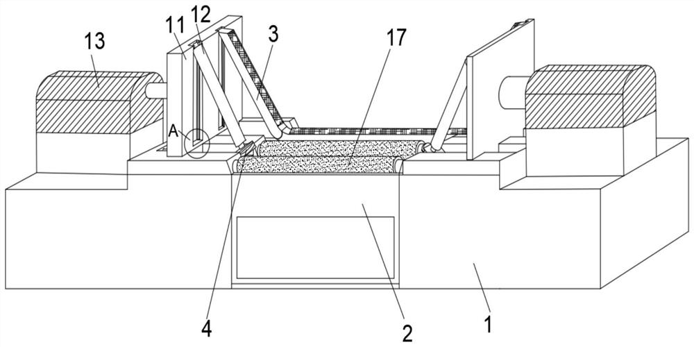 A belt conveyor roller set