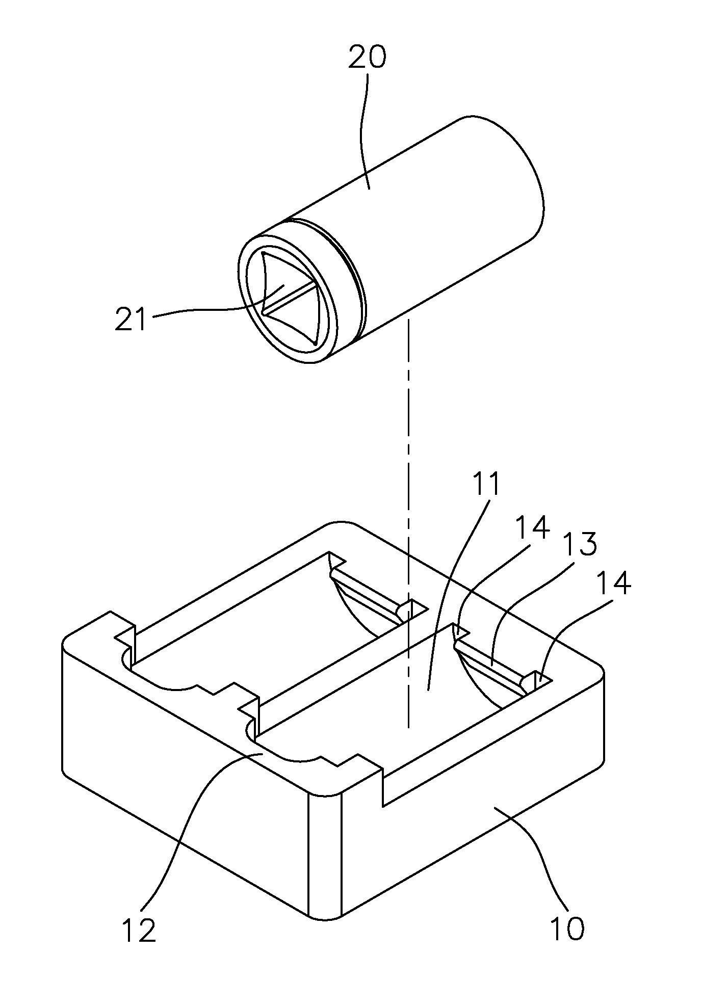 Holding unit for sockets