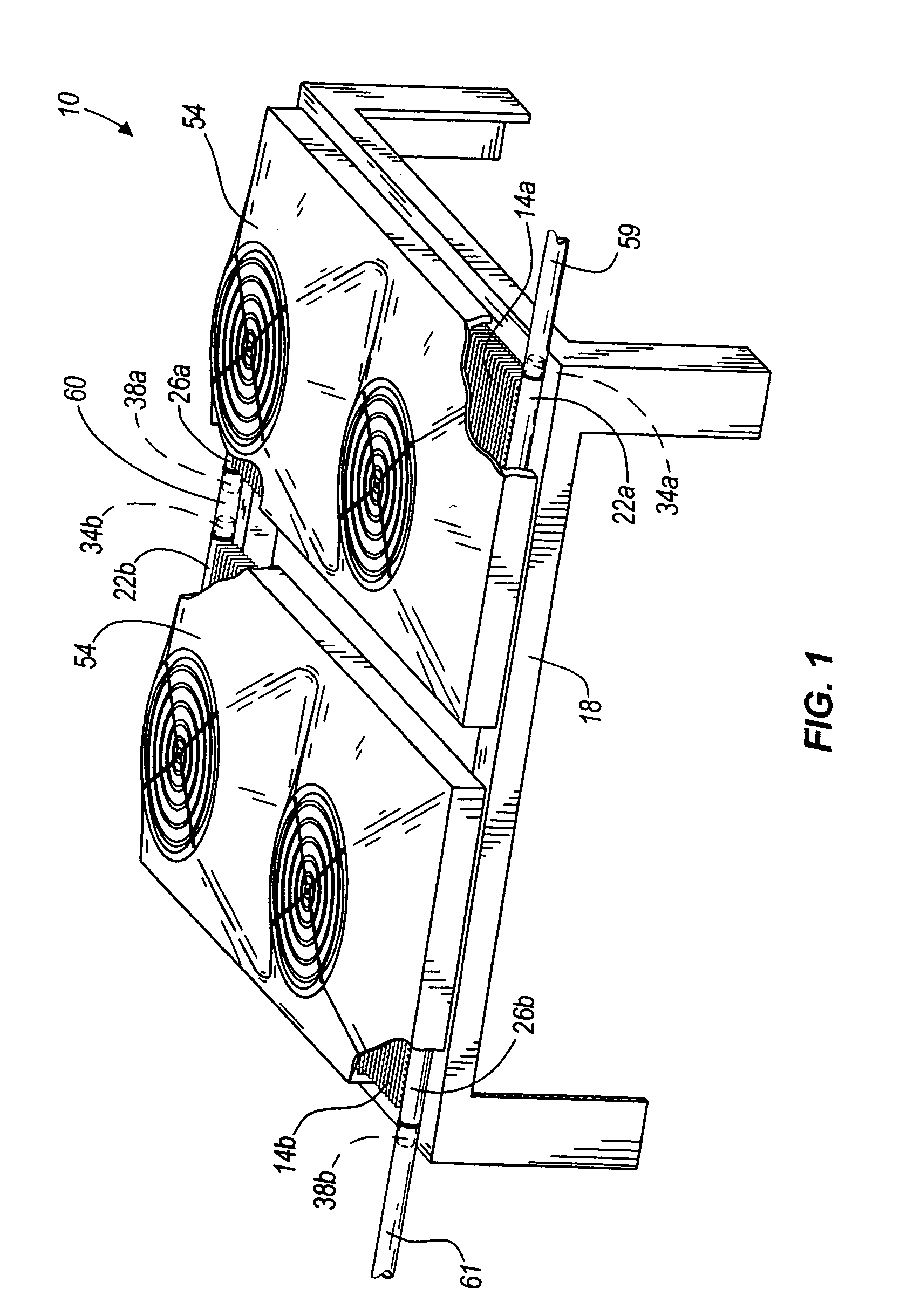 Microchannel condenser assembly