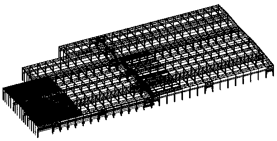 Big workshop heating drawing method for BIM forward design