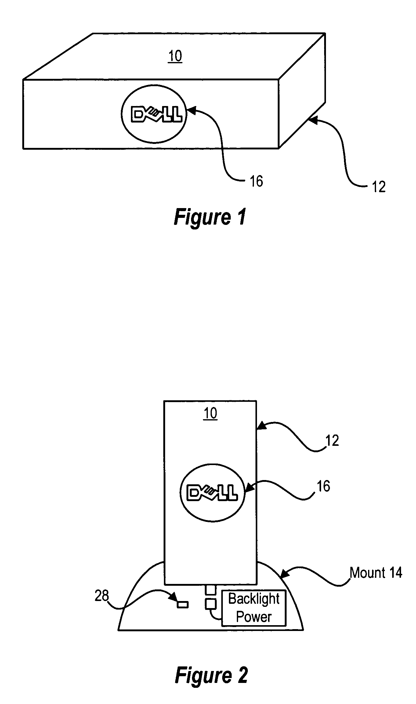 System and method for non-mechanical information handling system product badge orientation
