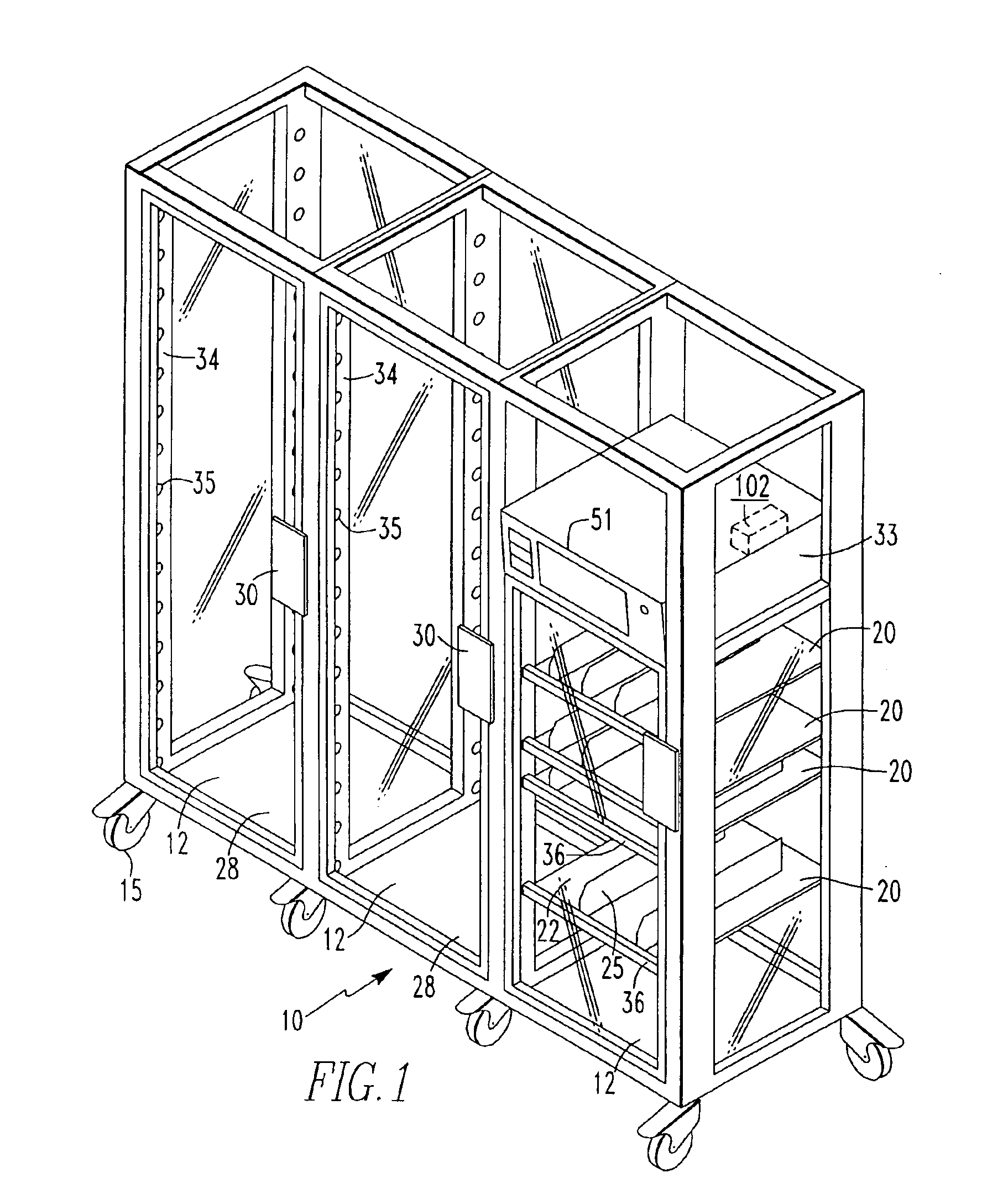 Method of operating a dispensing cabinet