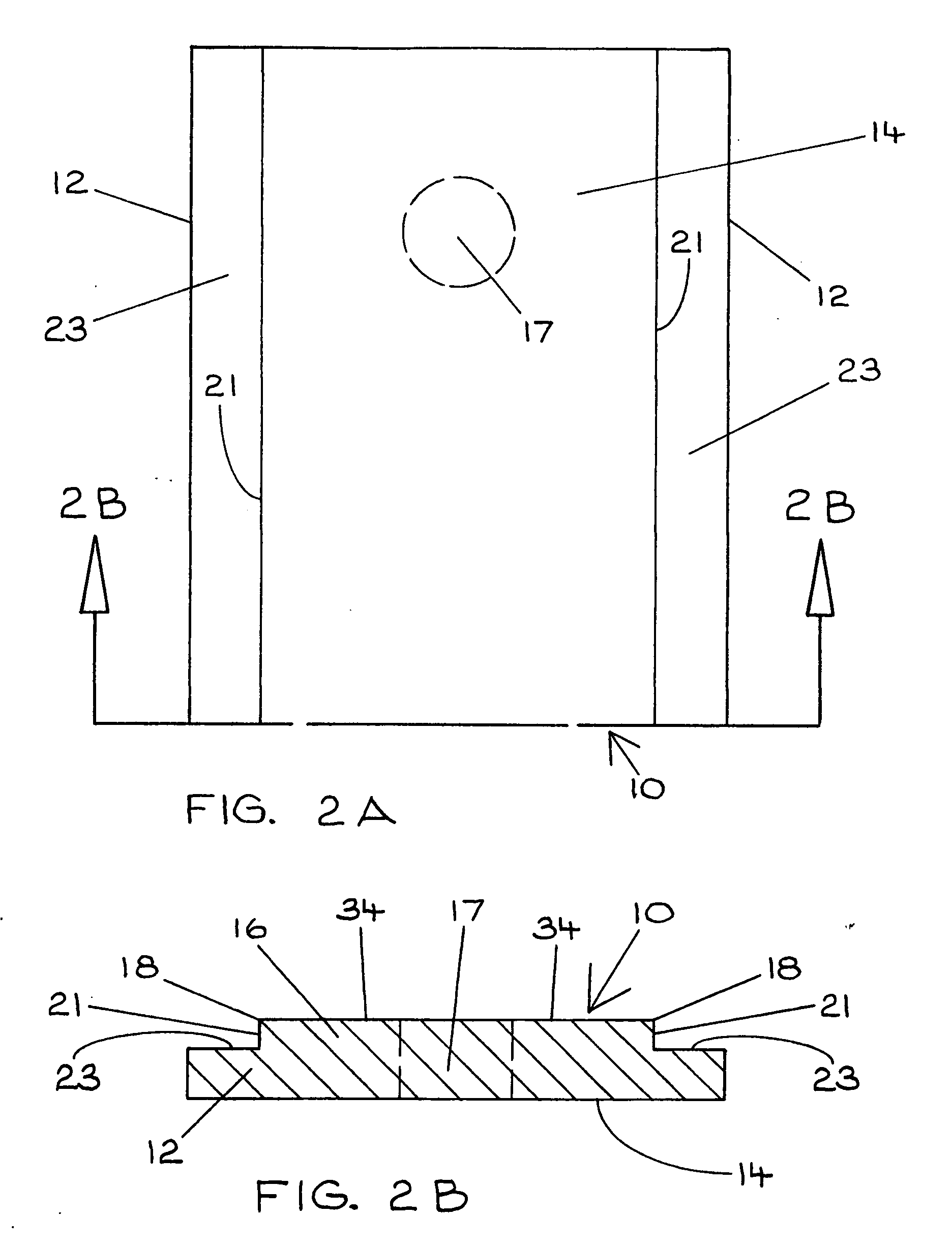 Backer strip load distribution device for a support structure