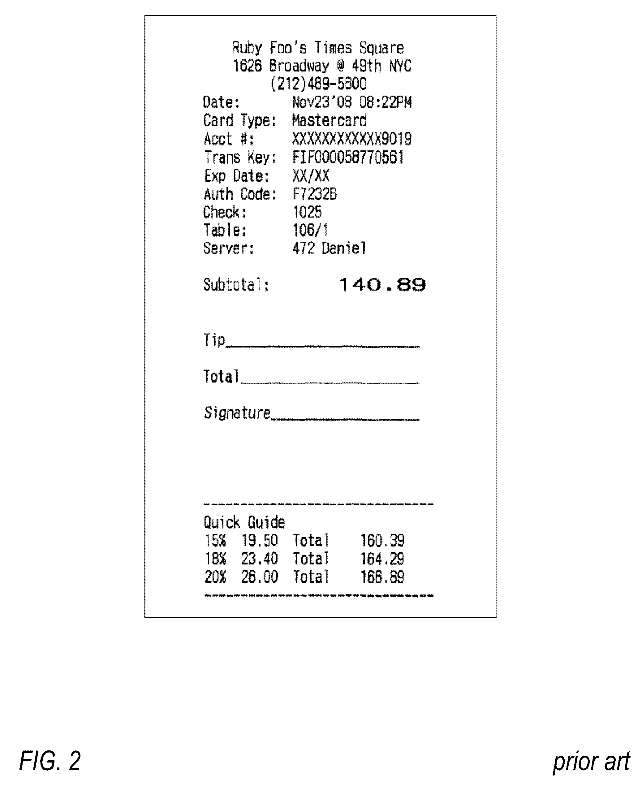 Automatically adding gratuity to amount charged in electronic transaction