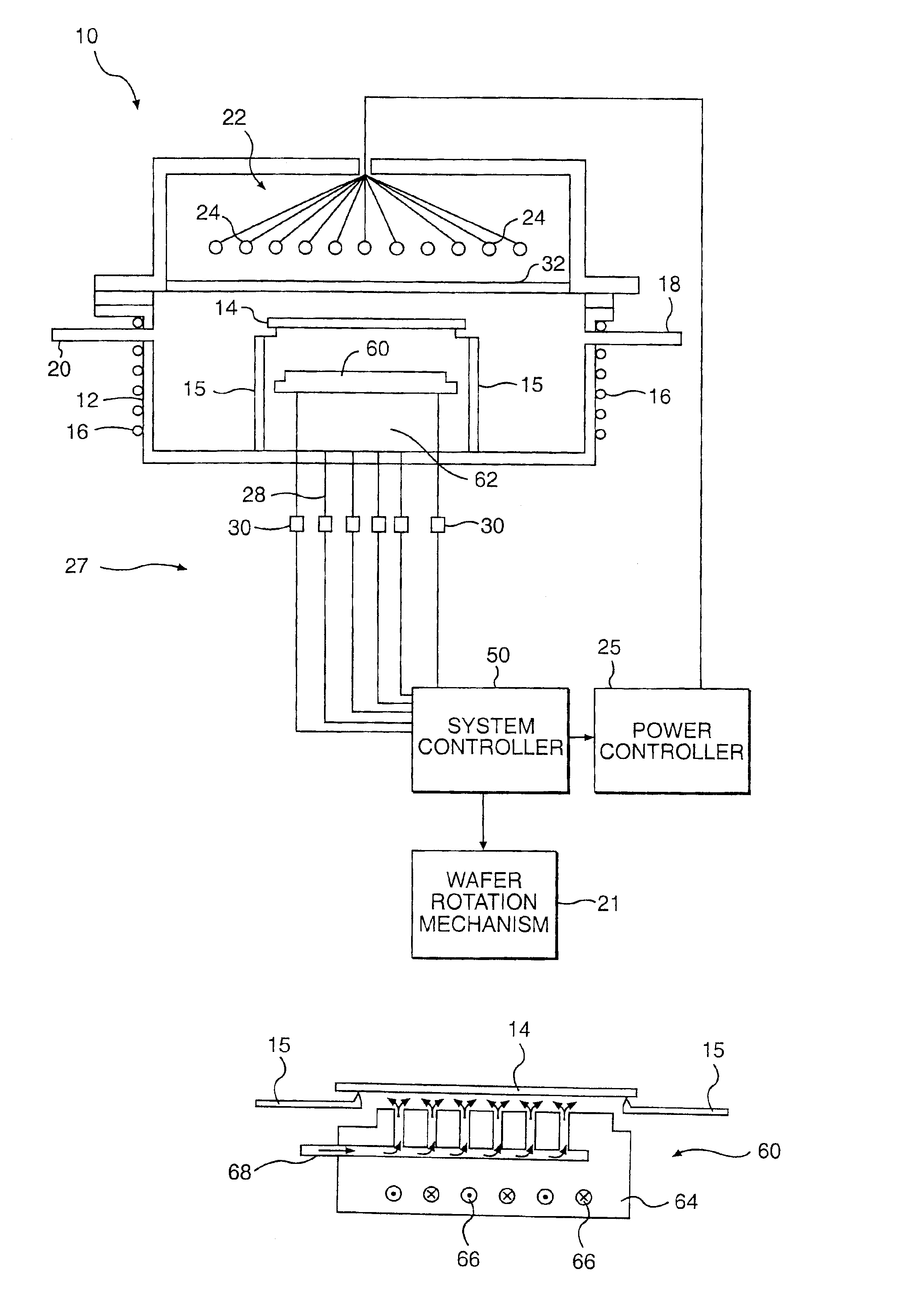Method for rapidly heating and cooling semiconductor wafers