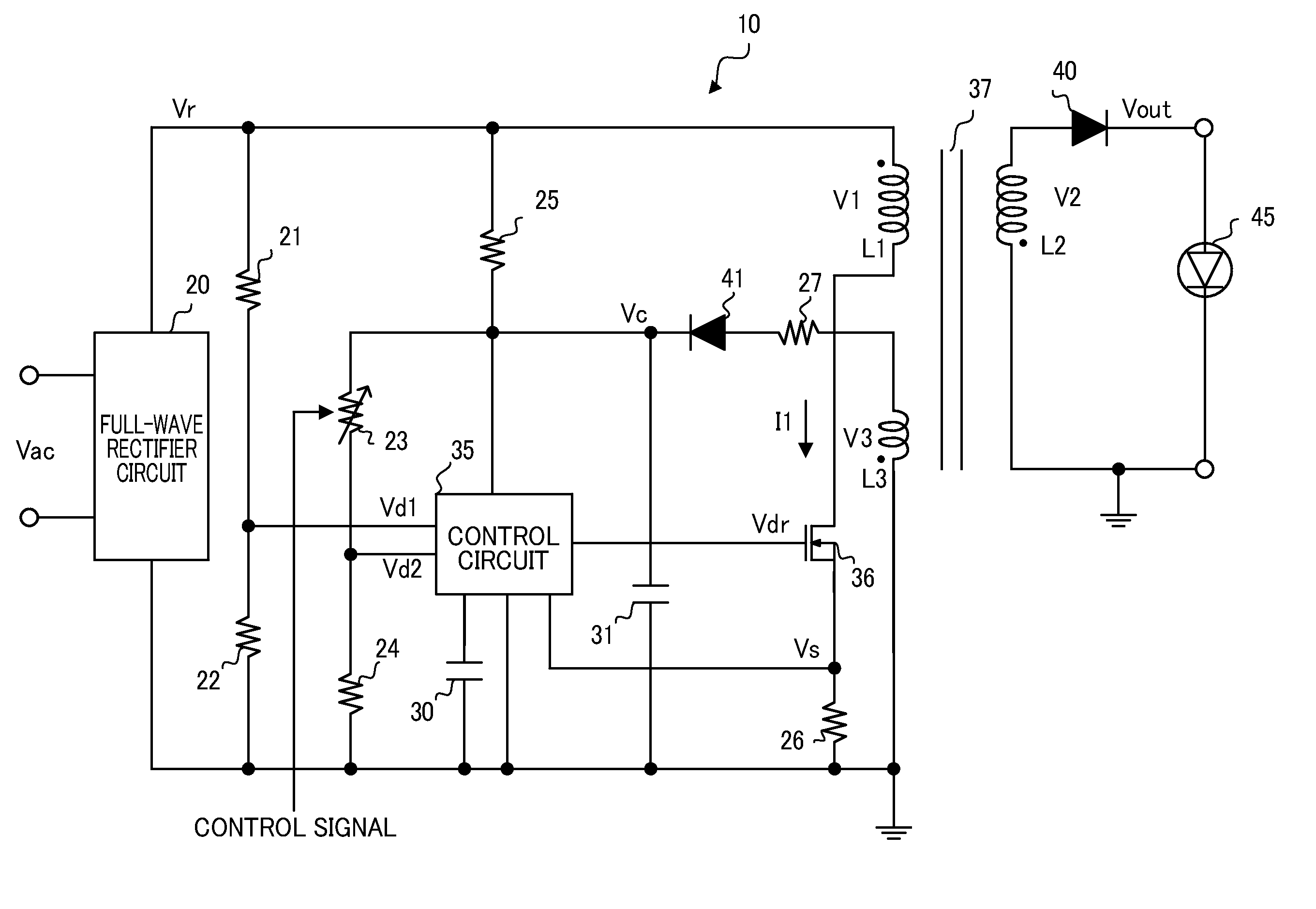 Light-emitting diode driver circuit and lighting apparatus