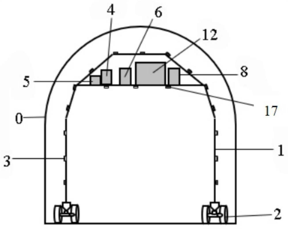 Tunnel full-section lining crack intelligent acquisition and detection system