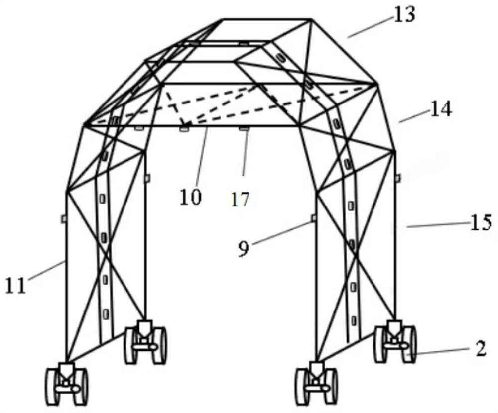 Tunnel full-section lining crack intelligent acquisition and detection system