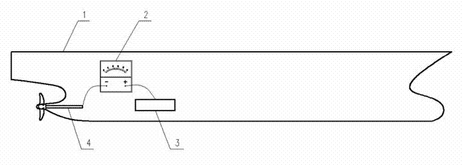 Propeller antifouling method based on impulse current method