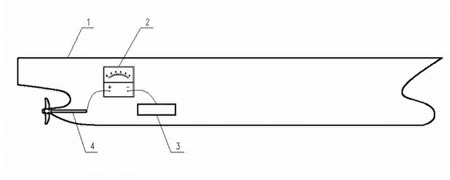 Propeller antifouling method based on impulse current method