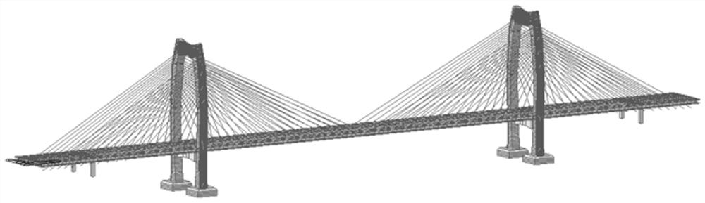 Stayed cable tensioning method for cable-stayed bridge with optimal cable force in construction process