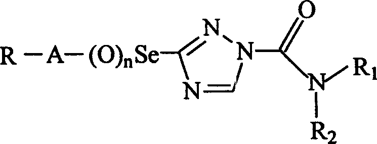 Cesium triazoleamide compounds and their preparation and use