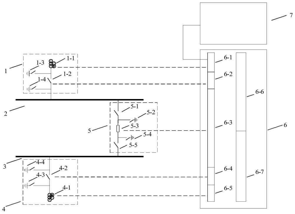 Transformer substation bus PT voltage passing system and method