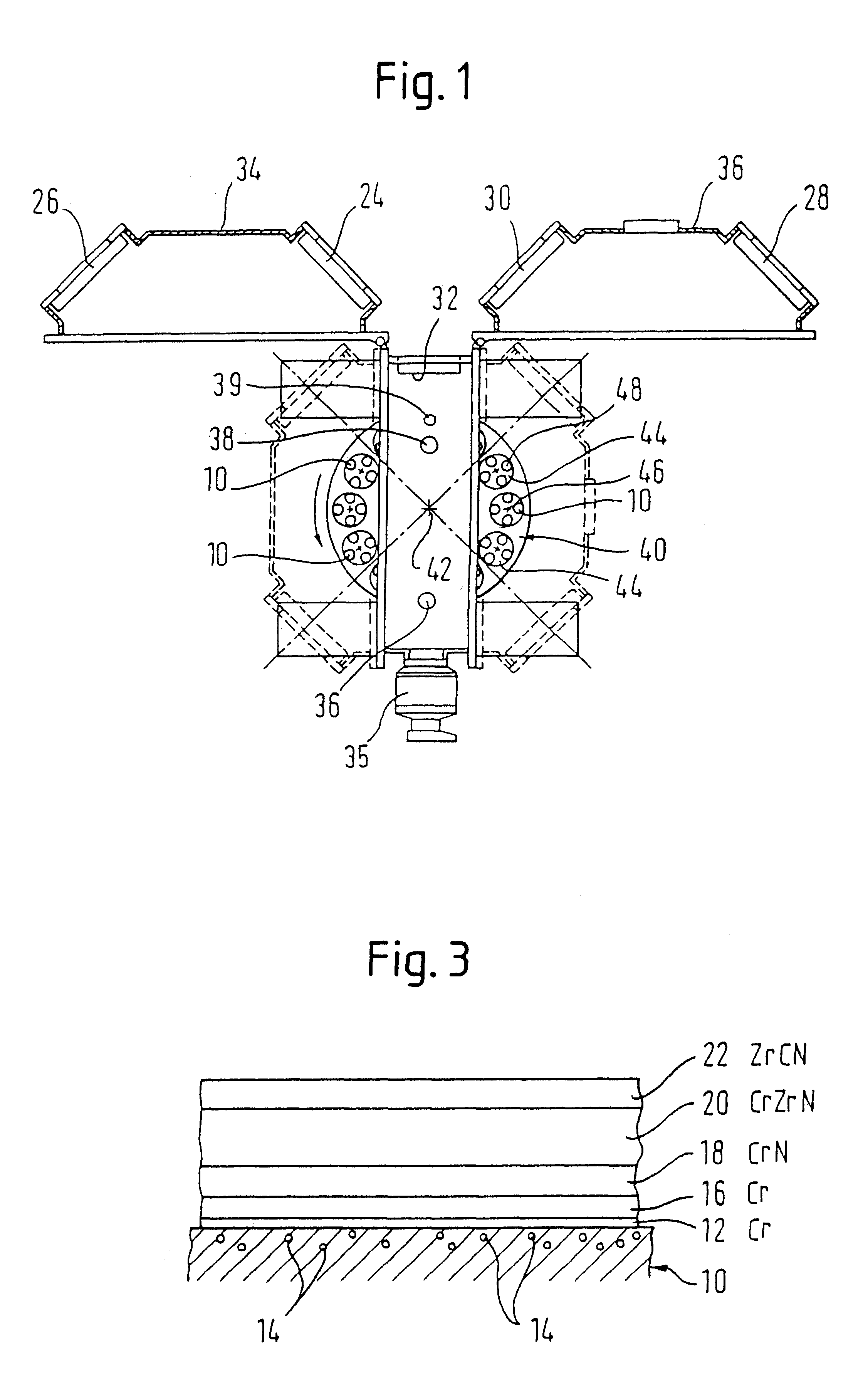 Method of applying a coating by physical vapour deposition