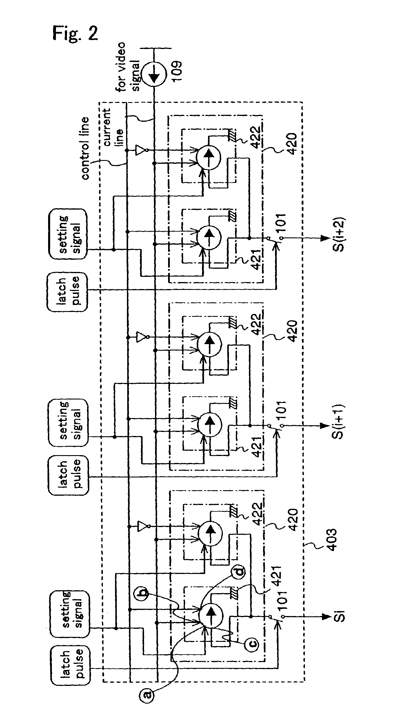 Signal line driving circuit and light emitting device