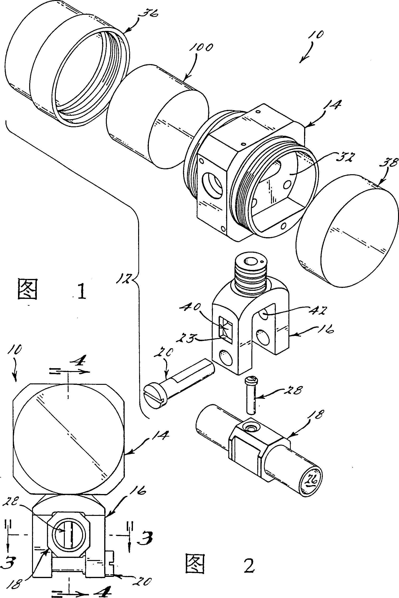 U/trasonic vortex flowmeter having clamp-on housing
