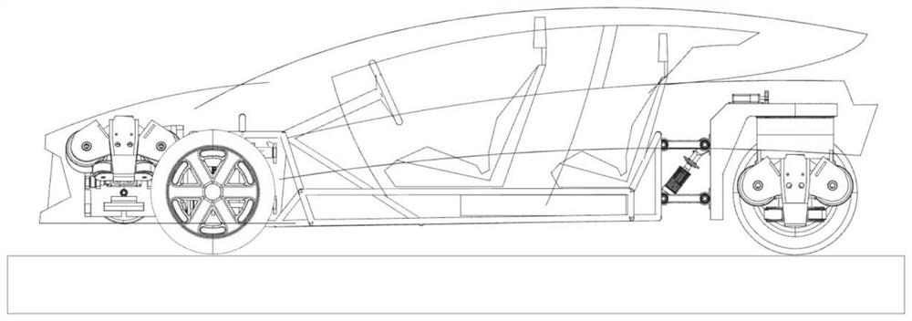 A rail locking device, rail locking and switching method for a dual-purpose rail vehicle