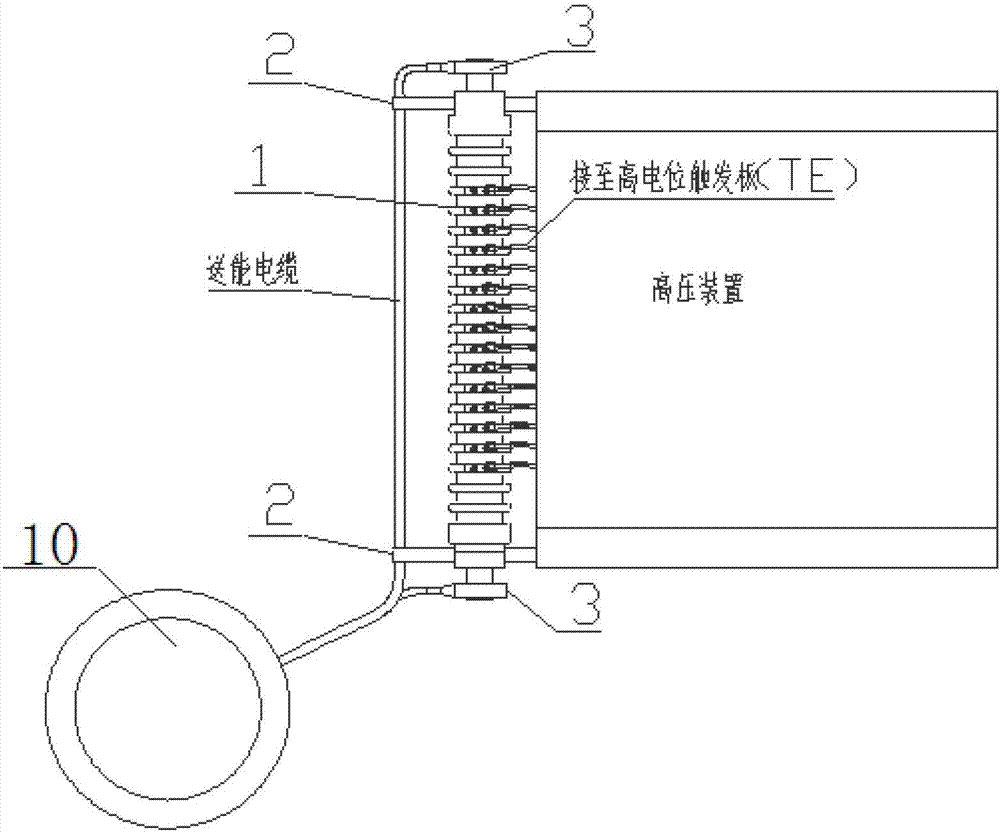 Integrated energy extracting device for power electronic equipment