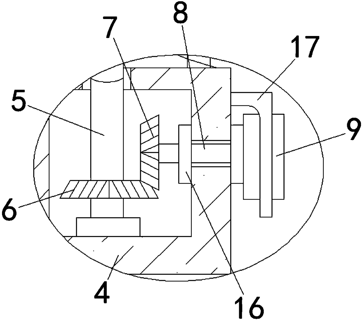 Conveniently moved herringbone mask hoisting system