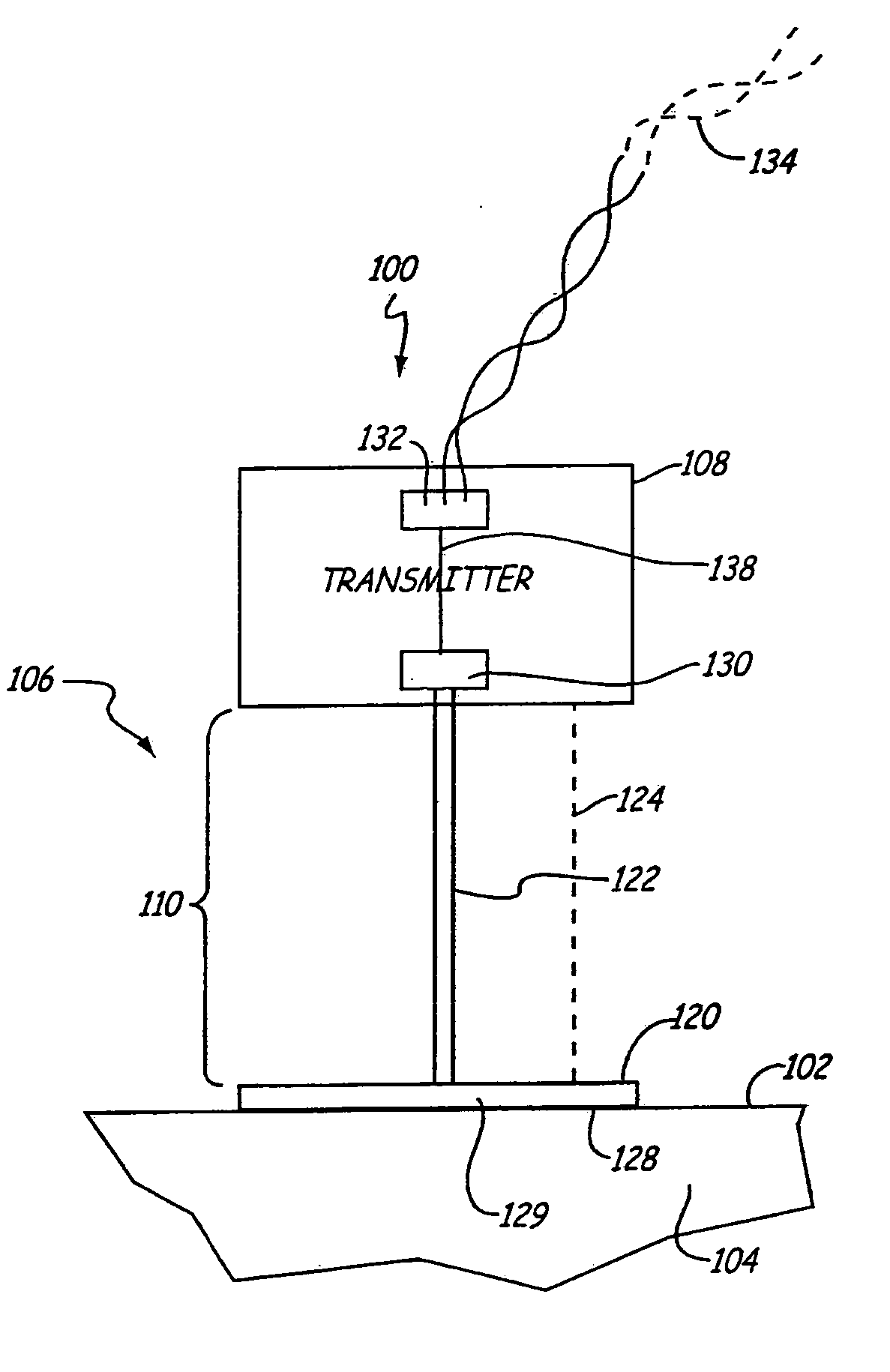 High temperature pressure transmitter assembly