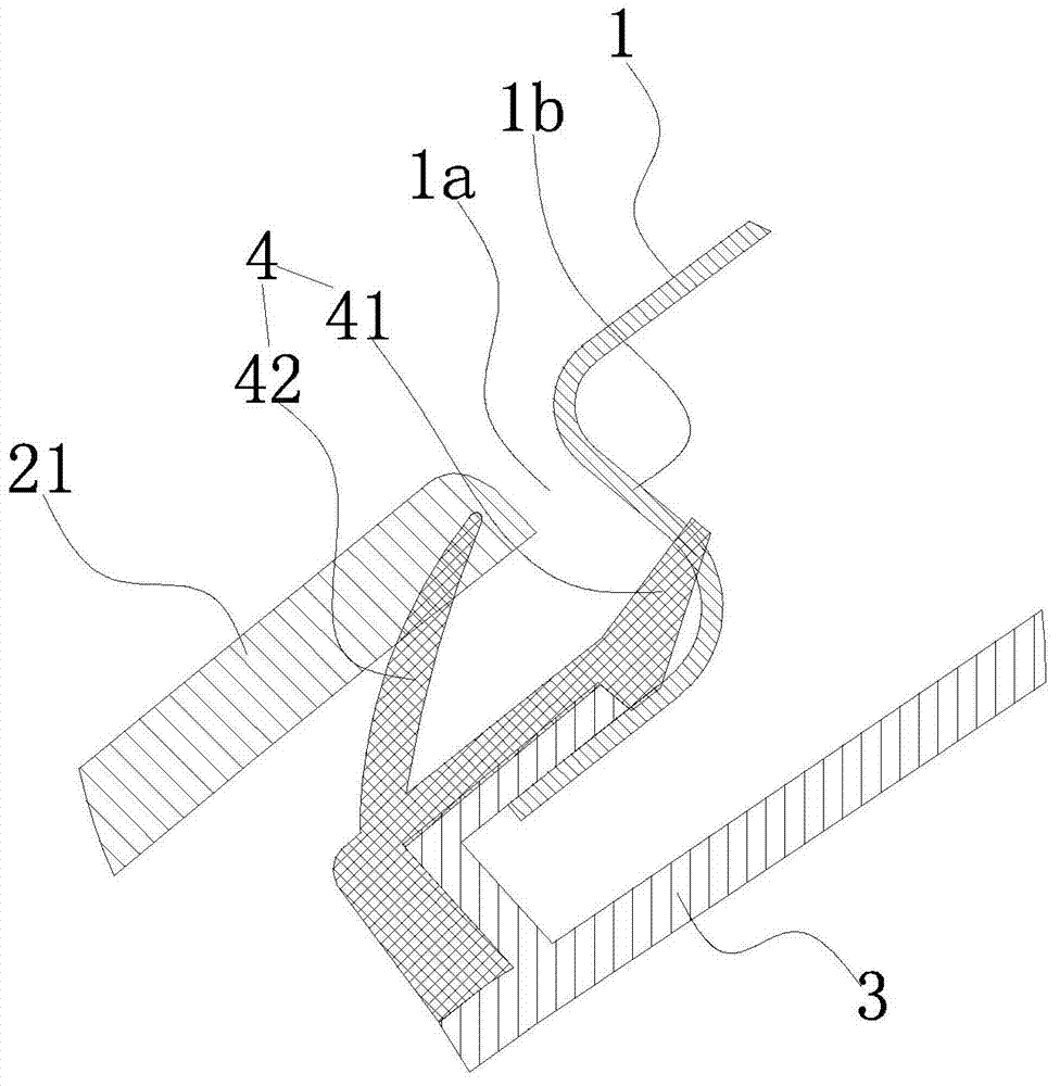 Waterproof and dustproof charging port structure assembly of automobile