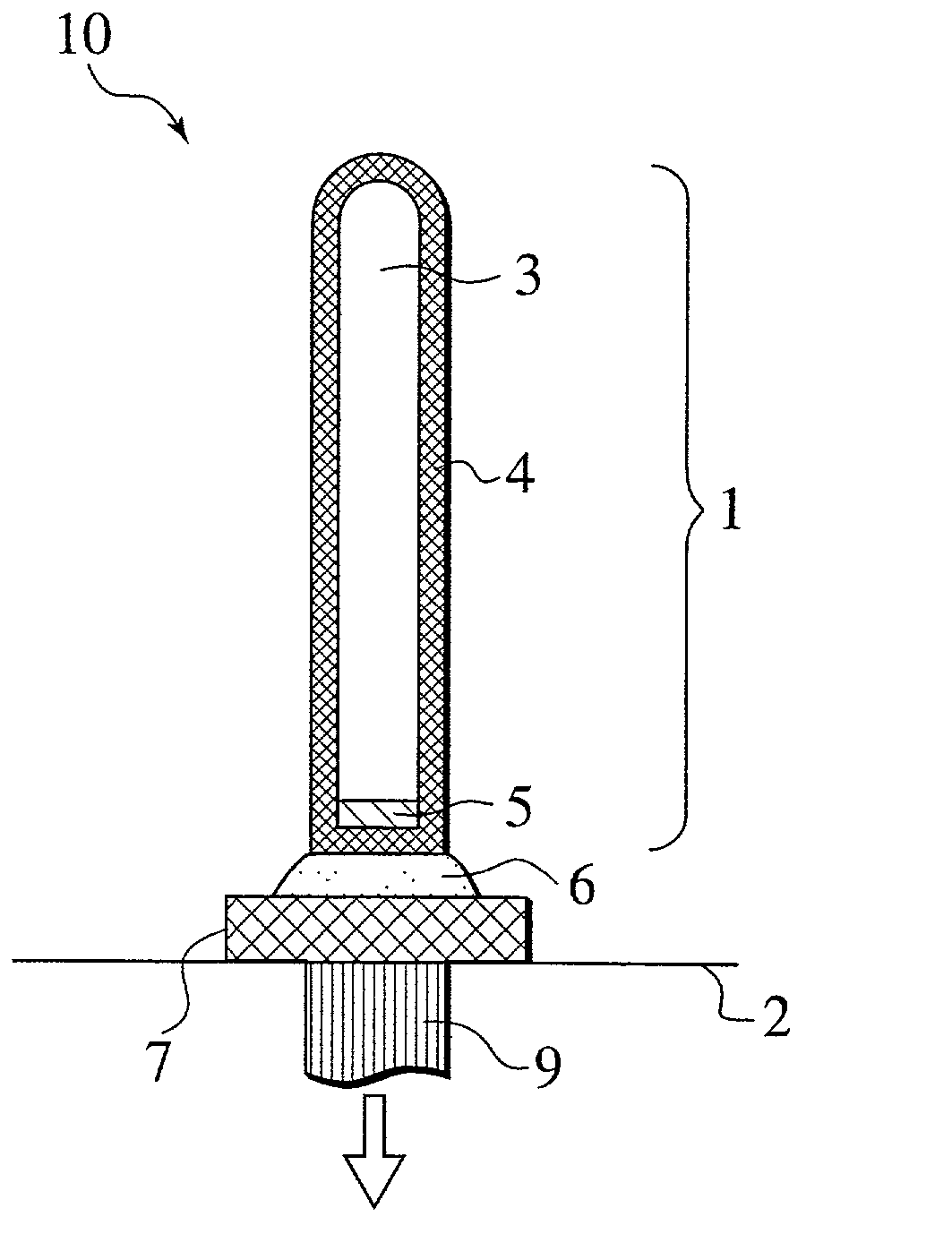 Probe pin for testing electrical characteristics of apparatus, probe card using probe pins