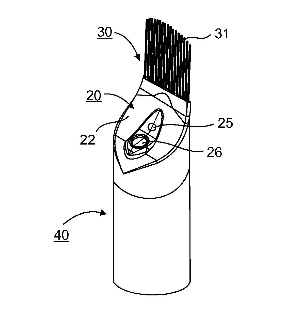 Agents, compositions and devices for temporary coloring local hair areas