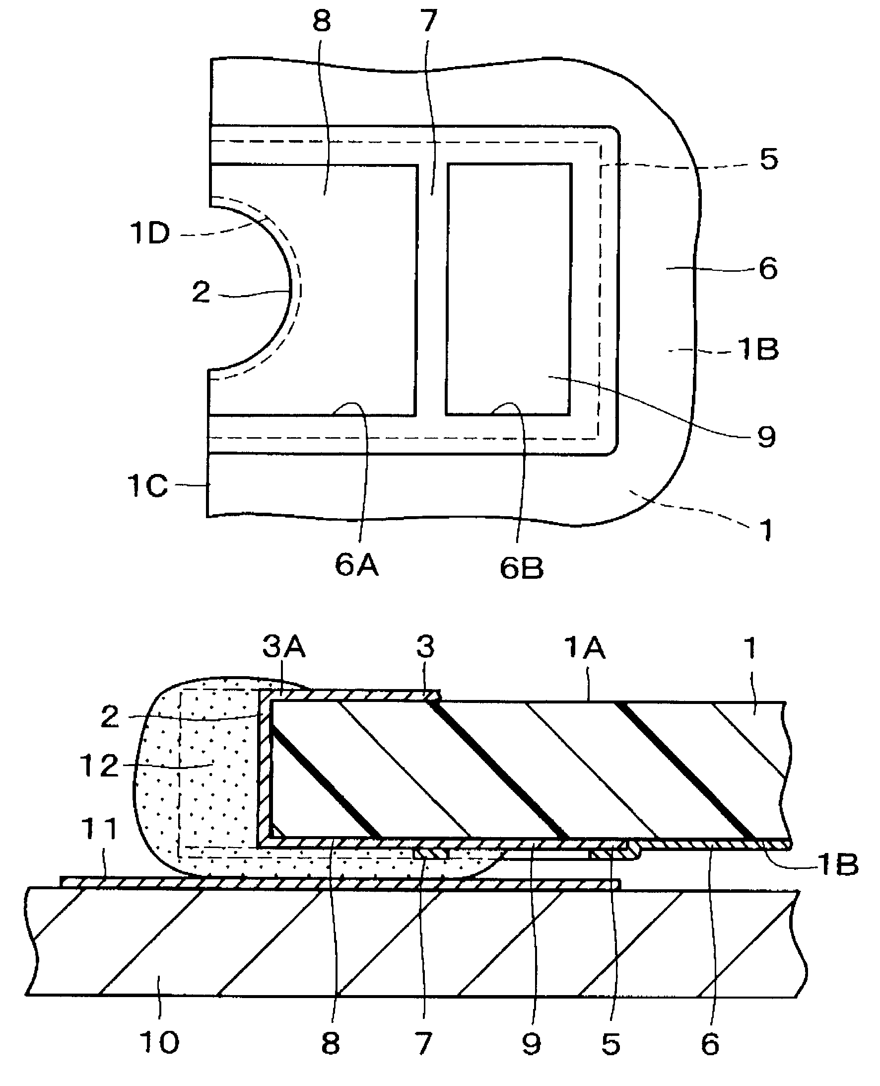 Circuit board device and mounting method therefor