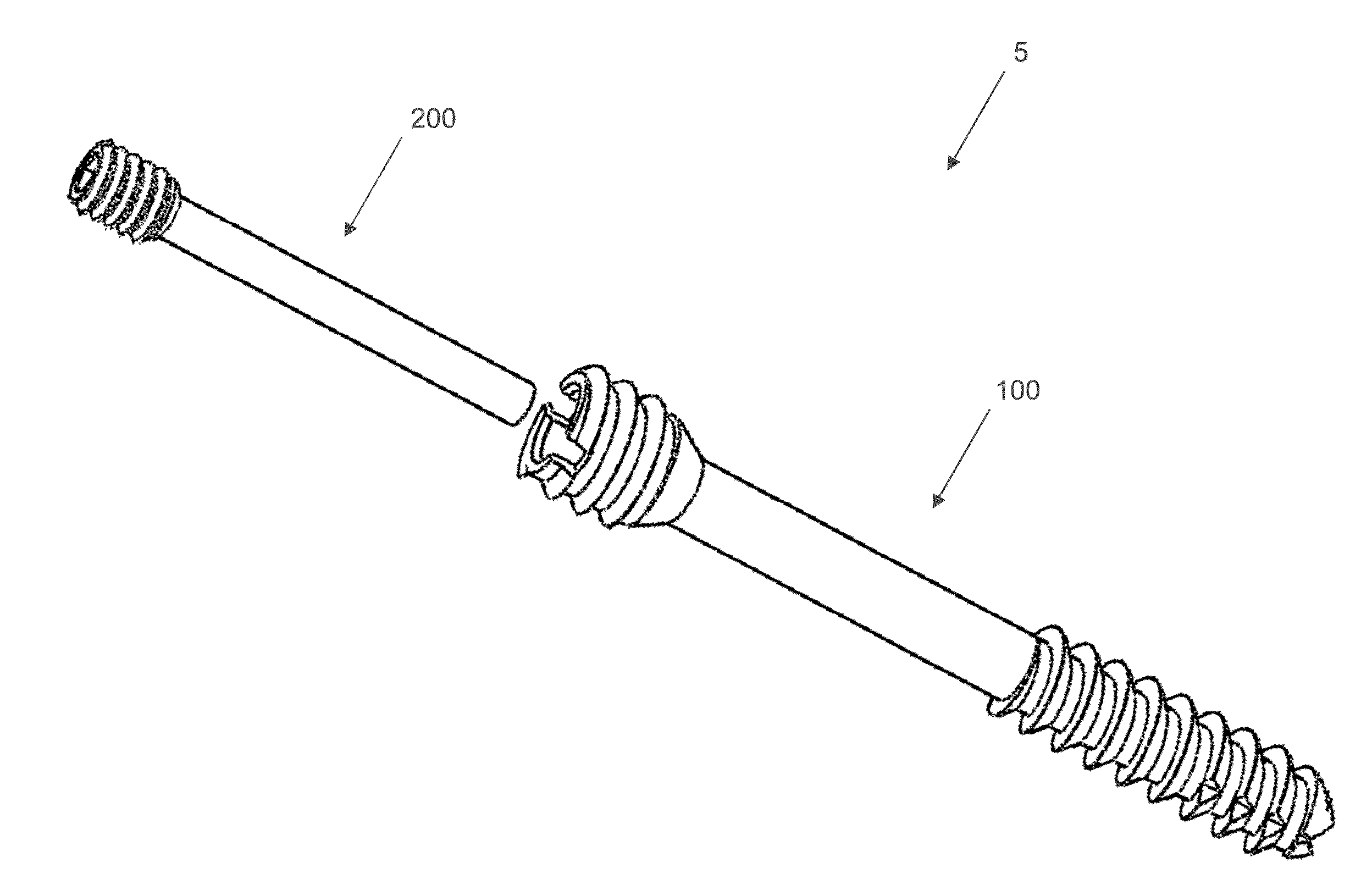 Screws for generating and applying compression within a body