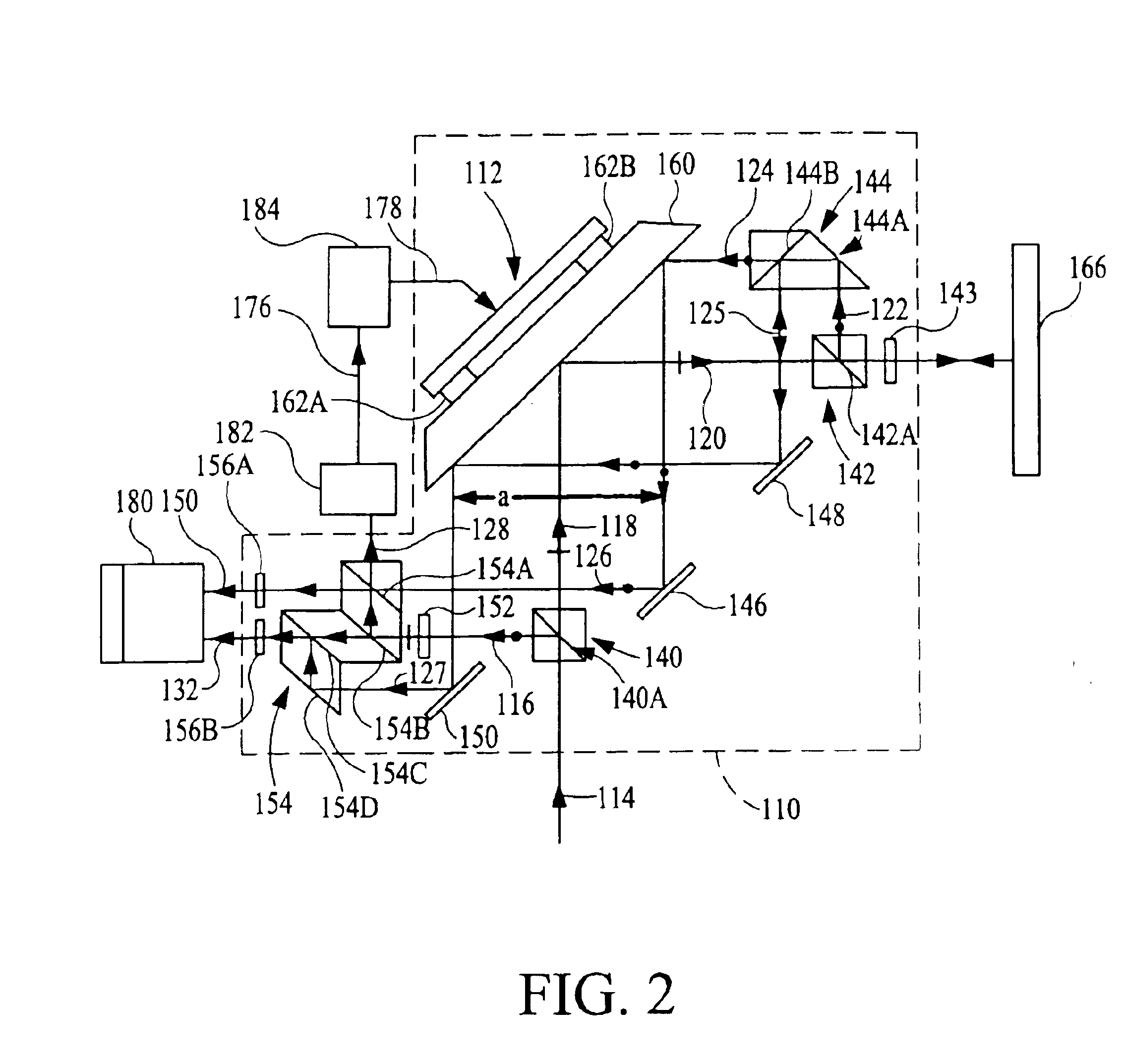 Interferometry system having a dynamic beam steering assembly for measuring angle and distance