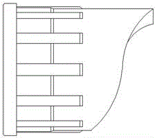 Automatic rotating air pressure rod