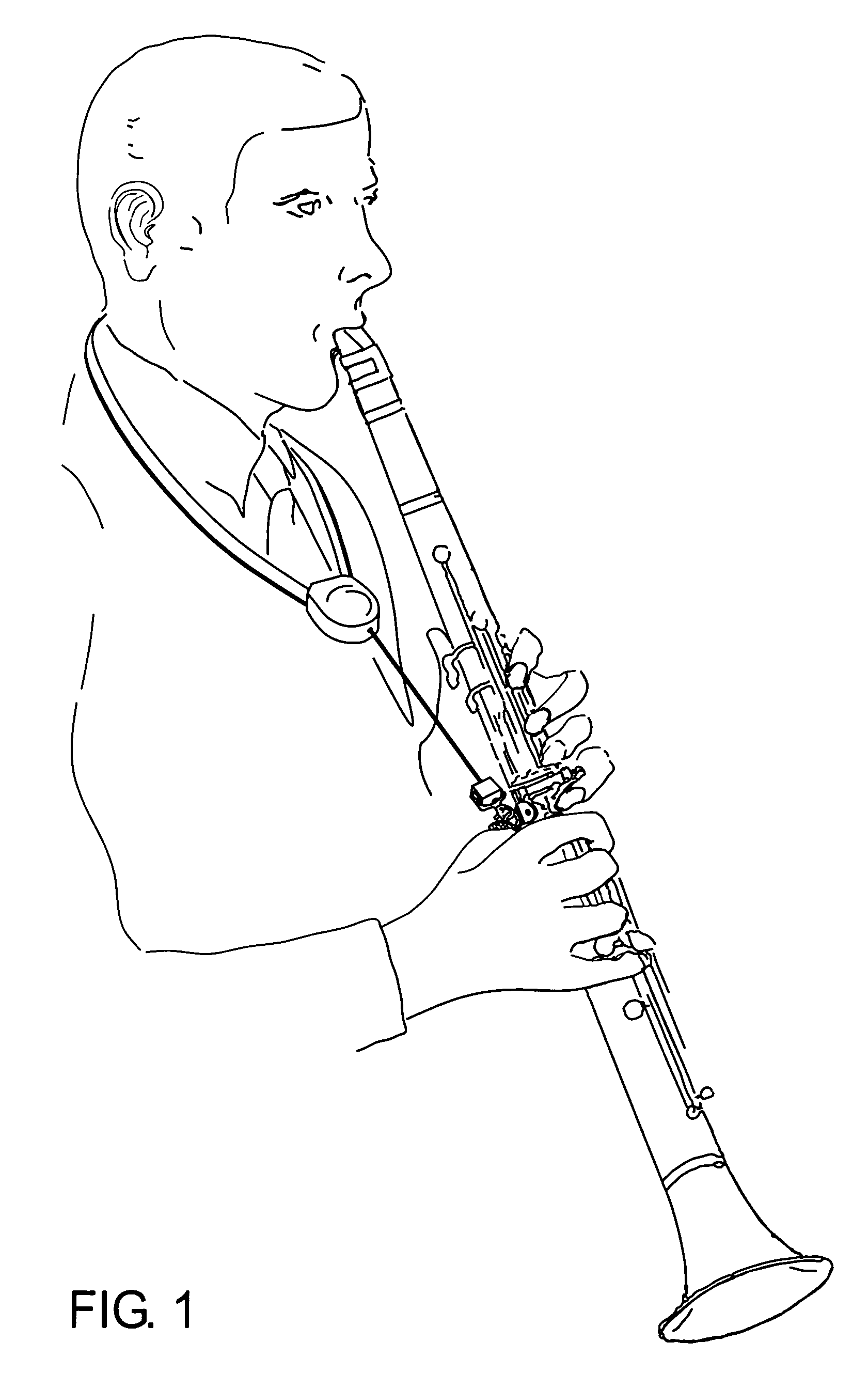 Weight-relieving device for a woodwind instrument