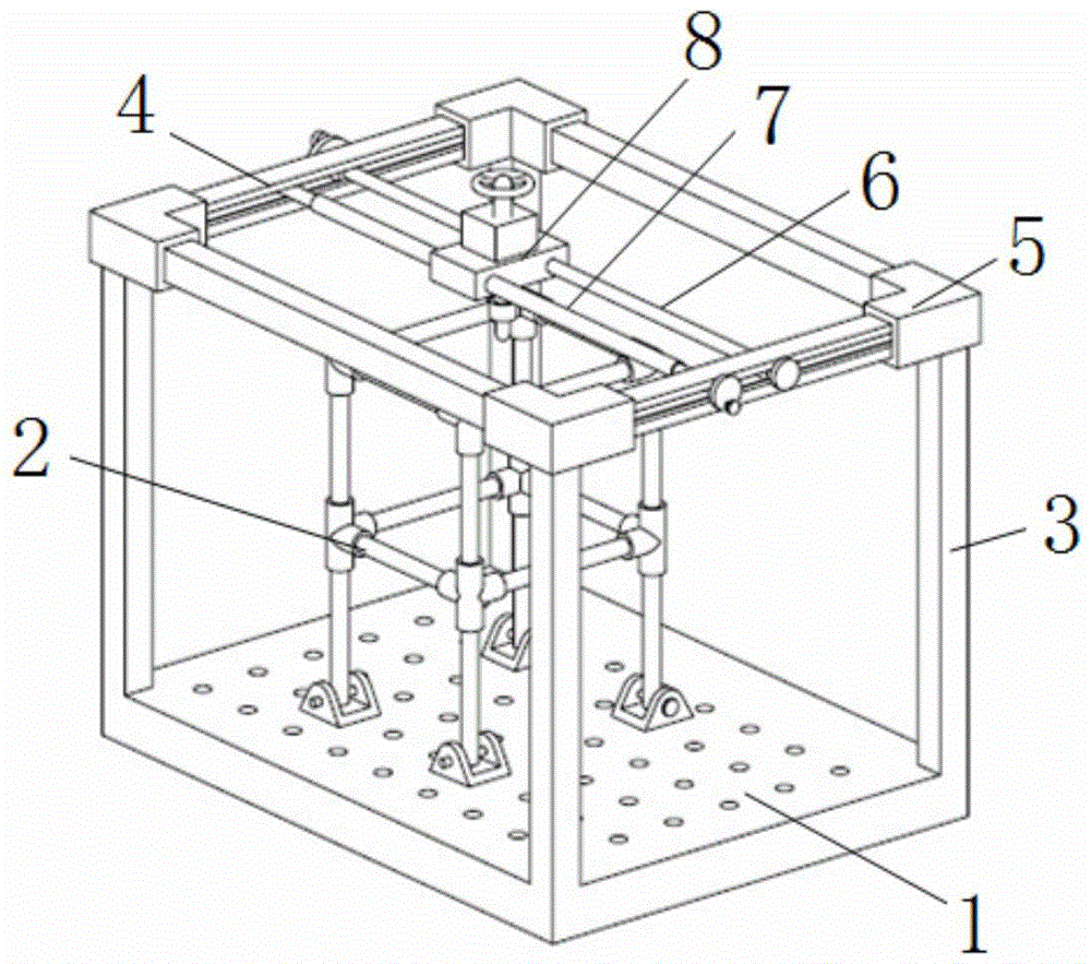 Spatial structure mechanics experiment device