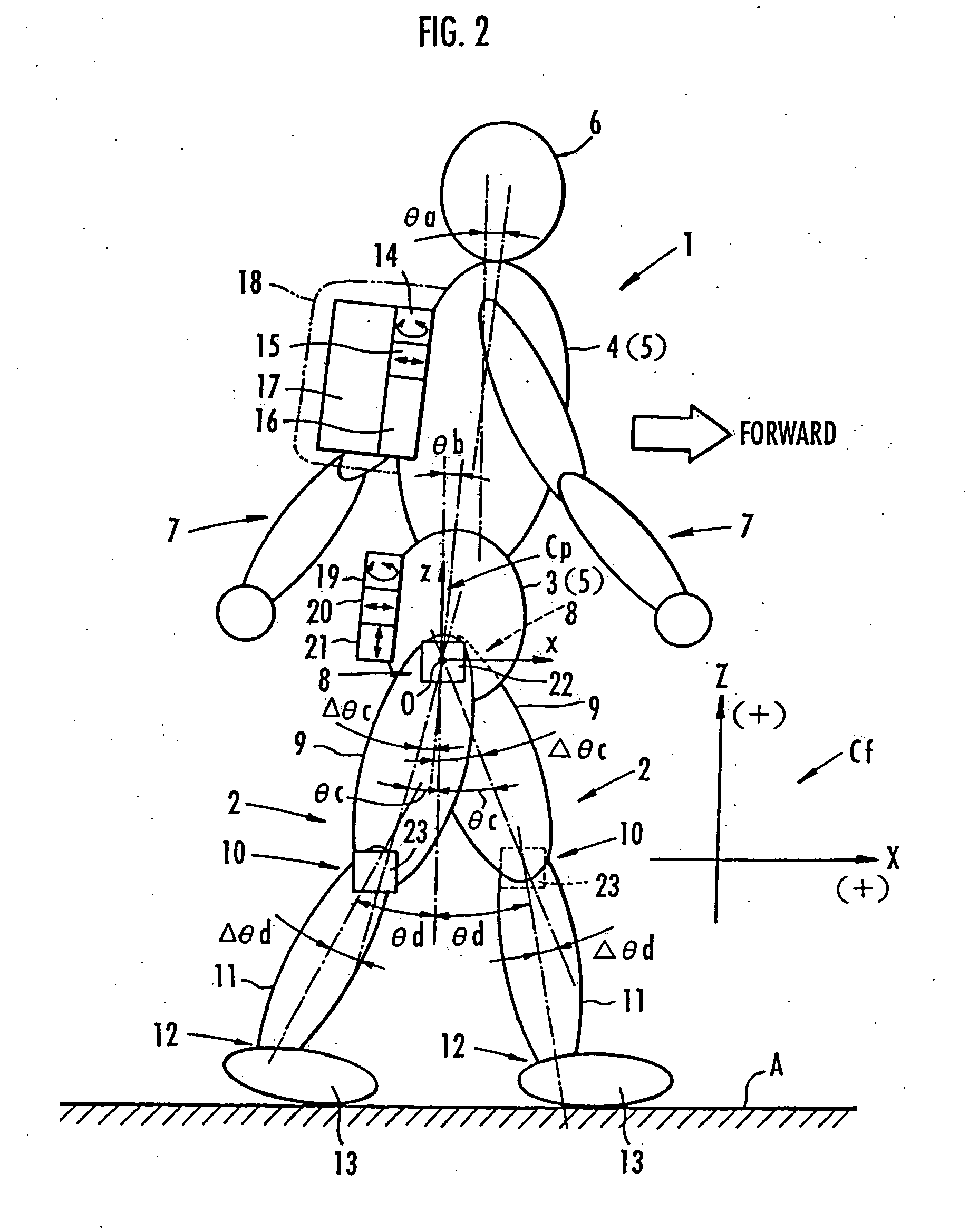 Method of estimating floor reaction of bipedal movable body