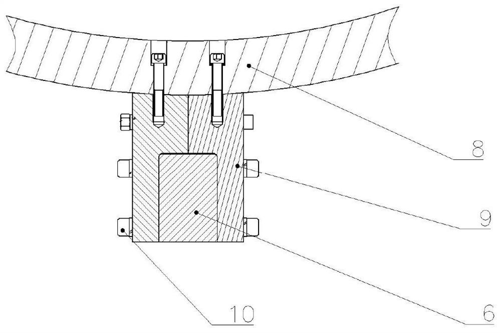 Turning tooling and method for large thin-walled conical aluminum alloy parts